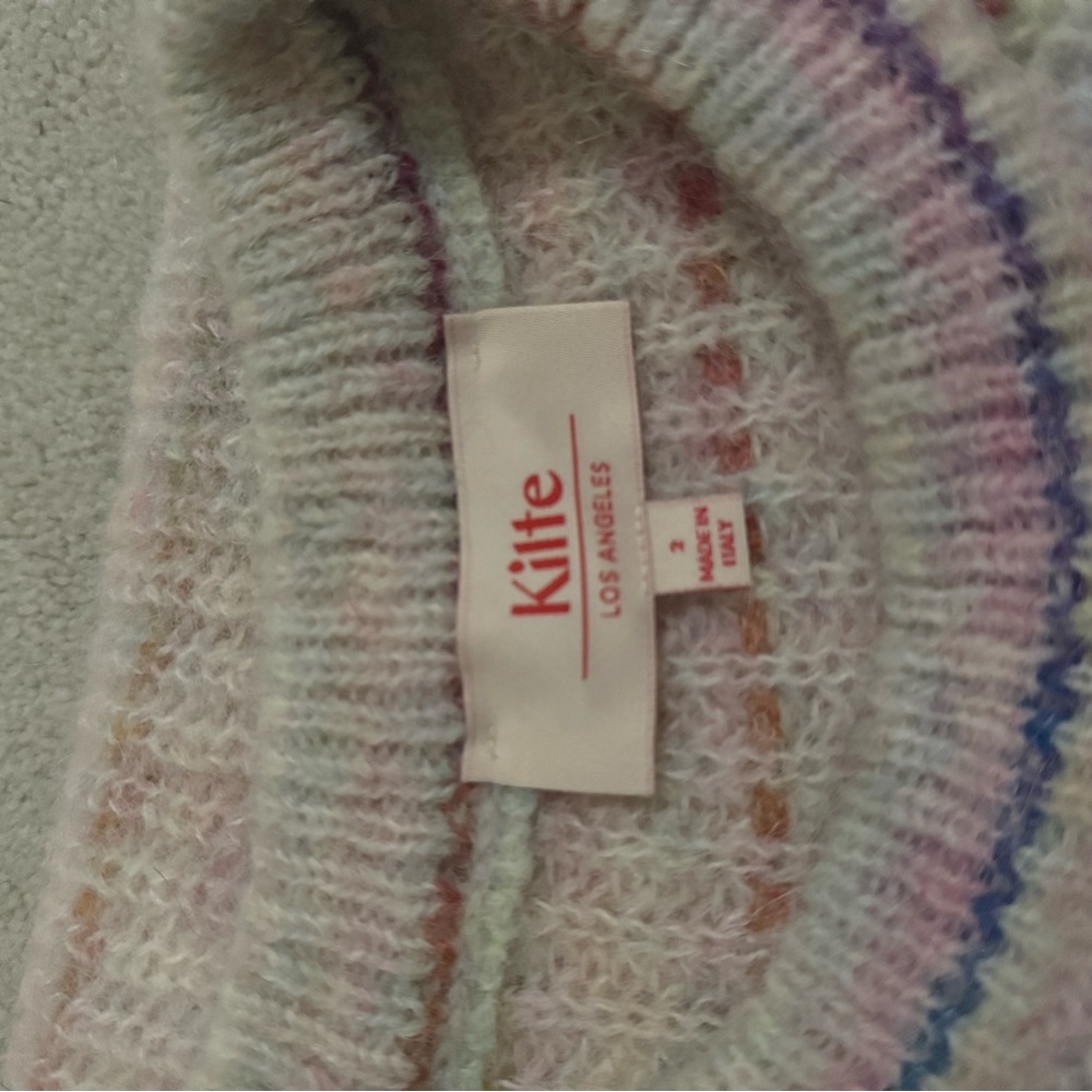 Knitty Women's Multicolor Crew Neck Sweater - Picture 4 of 4